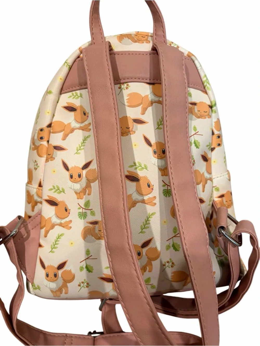Pokémon Loungefly Eevee Poses Branches all over Mini Backpack